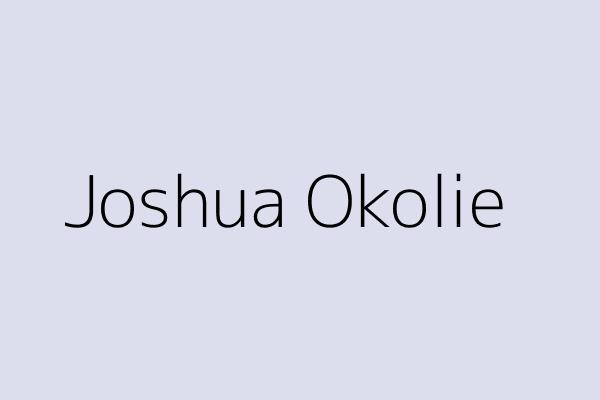 Joshua Okolie